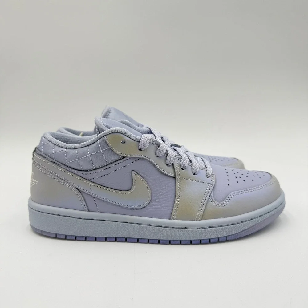 Nike Women's 9 Air Jordan 1 Low SE Ghost/Pure Platinum-Sail IM5129-010 NEW - Picture 1 of 7
